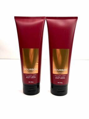 Bath & Body Works Bourbon Ultra Shea Body Cream Lotion Set of 2